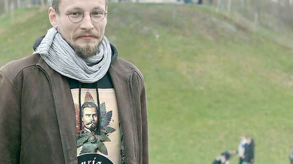 Emanuel Burghard klagt gegen das Verbot. Foto: Lucas Caspari