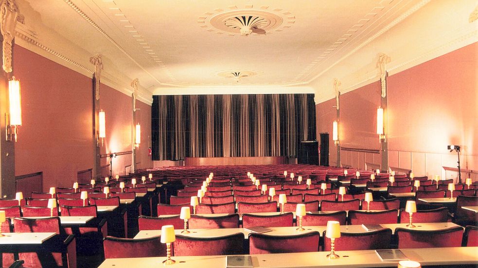 Früher gab es bereits ein Kino im Prinz-Heinrich-Saal des „Seestern“. Foto: Archiv Heimatverein Borkum