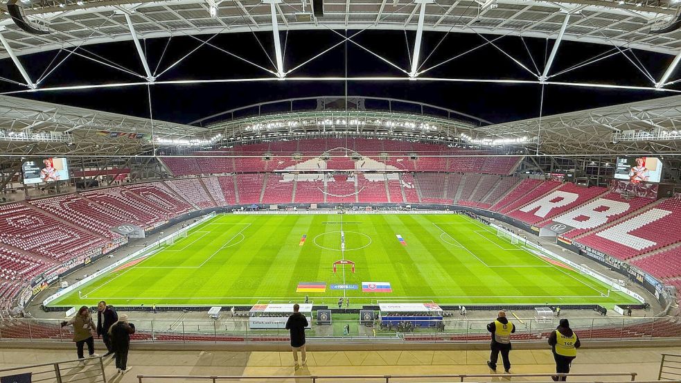 In Leipzig will die Nationalmannschaft die WM-Teilnahme perfekt machen. Foto: Jan Woitas