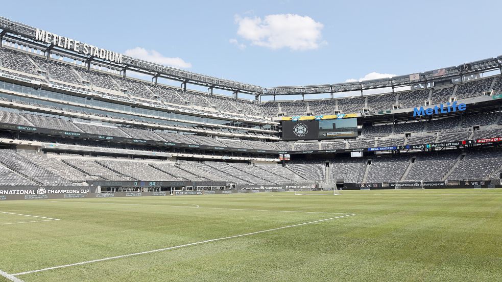 Ziel der 48 Teams: Im Metlife Stadium in New York wird das Endspiel der Fußball-WM 2026 stattfinden. Foto: IMAGO/dreamtime