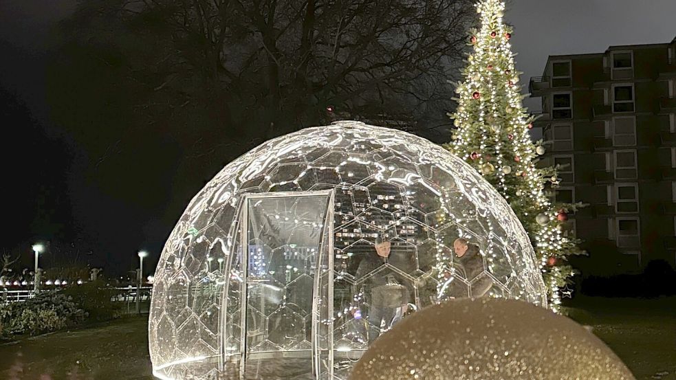 Ganz neu sind die Winterzauberkugeln für entspannte Momenten auf dem Engelekemarkt. Fotos: Privat