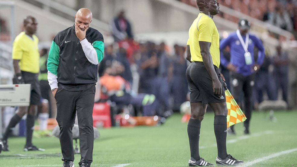 Zum zweiten Mal nicht mit dabei – Nigeria verpasst erneut die WM-Qualifikation. Foto: AFP/Phill Magakoe