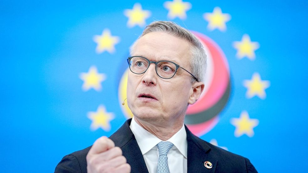 Digitalminister Karsten Wildberger (CDU) glaubt an europäische Innovationskraft im Tech-Sektor. Foto: Kay Nietfeld/dpa