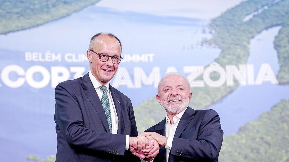 Merz hätte in eine Bar gehen, dort tanzen und die lokale Küche probieren sollen, sagte Lula Richtung Merz. (Archivbild) Foto: Kay Nietfeld/dpa