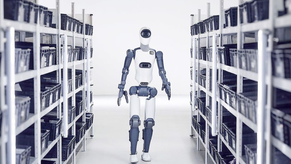 Der humanoide Roboter Agile One soll ab Anfang 2026 bei München in Serie produziert werden. (Handout) Foto: -