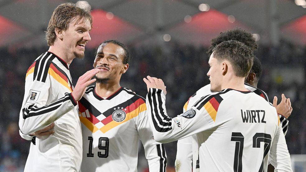 Doppelpacker Nick Woltemade rettet Deutschland vor einer Blamage Foto: dpa/Federico Gambarini