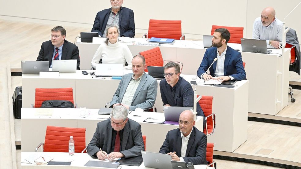 Die Brandenburger BSW-Landtagsfraktion hat anders als Koalitionspartner SPD mehrheitlich gegen zwei Medienstaatsverträge gestimmt. Foto: Jens Kalaene