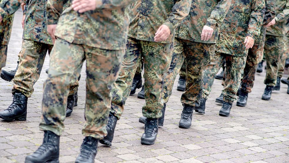 Mit erreichen des 65. Lebensjahres ist die Zeit bei der Buundeswehr-Reserve vorbei Foto: dpa/Hauke-Christian Dittrich