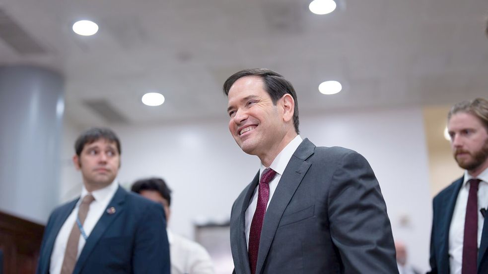 US-Außenminister Rubio ist einer der Autoren des Friedensplans. (Archivbild) Foto: J. Scott Applewhite/AP/dpa