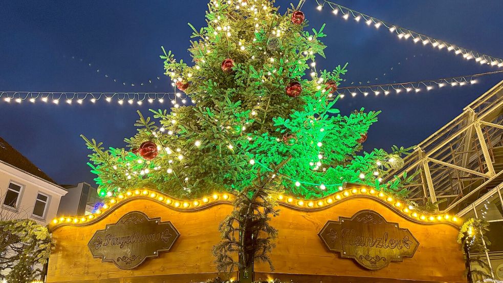 Das Glockenspiel gehört zu den neuen Attraktionen des Weihnachtszaubers. Foto: Privat