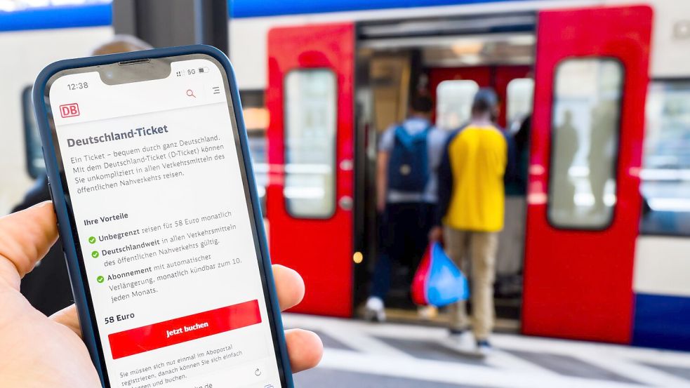 Das Deutschlandticket ist bis 2030 gesichert - der Preis nur bis 2026. Foto: Julian Stratenschulte