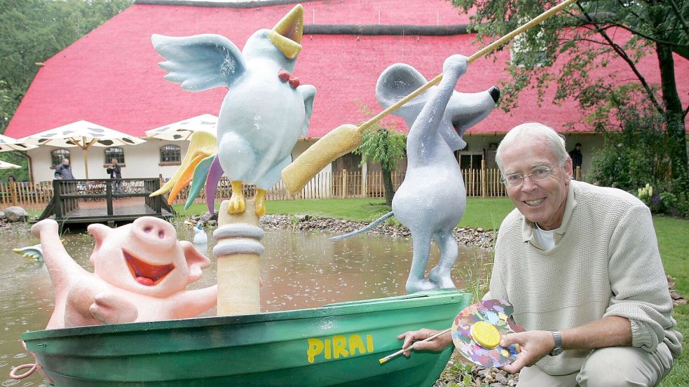 Helme Heine erschuf Figuren wie den dicken Waldemar, Franz von Hahn und Johnny Mauser. (Archivbild) Foto: picture alliance / dpa