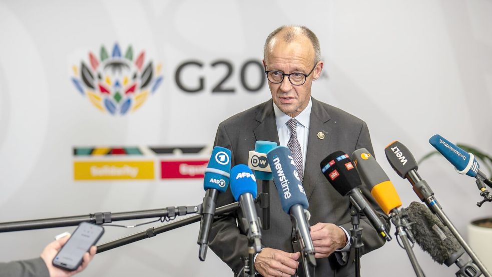 Beim G20-Gipfel in Johannesburg stehen die Gespräche über den Ukraine-Krieg im Vordergrund. Foto: Michael Kappeler/dpa-Pool/dpa