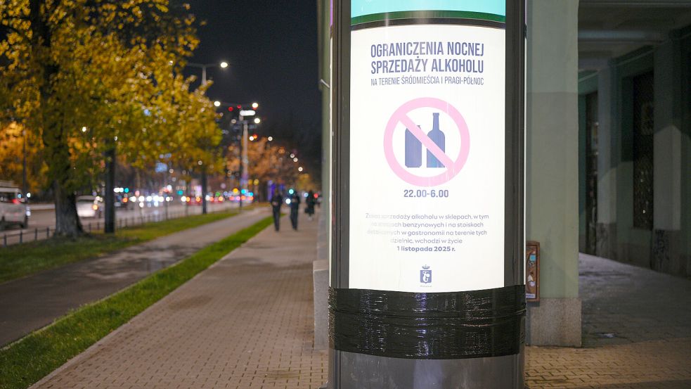 In Warschau darf seit dem 1. November kein Alkohol mehr in bestimmten Stadtteilen verkauft werden. Foto: Imago/NurPhoto