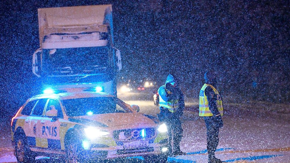 Deutsche Erasmus-Studenten sind auf dem Weg ins finnische Lappland in einen Busunfall verwickelt worden. (Symbolbild) Foto: Johan Nilsson/TT News Agency/AP/