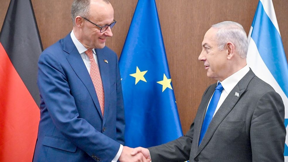 Es ist die erste Reise von Friedrich Merz als Bundeskanzler nach Israel (Archivbild). Foto: Kobi Gideon/GPO/dpa