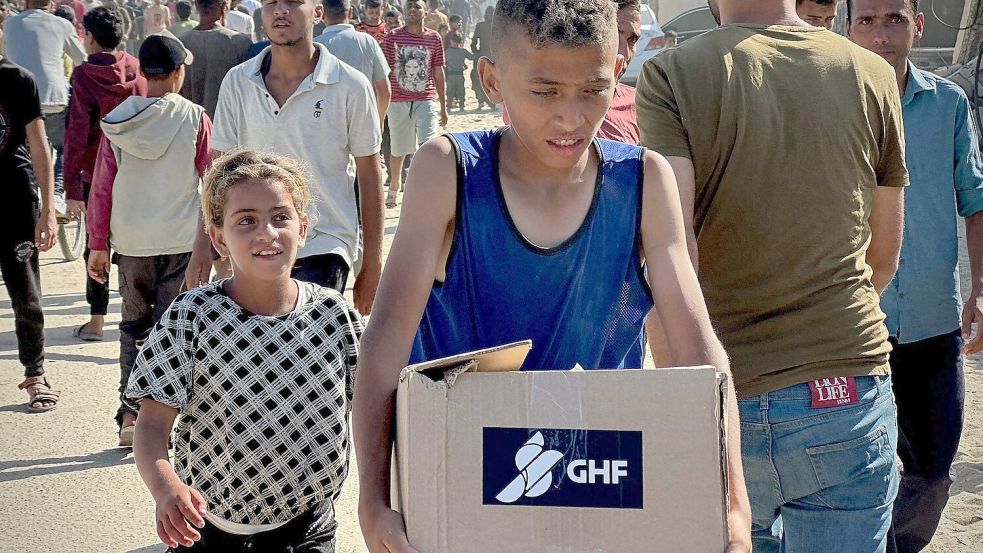Die GHF hatte ihren Einsatz im Gazastreifen im Mai nach einer fast dreimonatigen israelischen Blockade von Hilfslieferungen begonnen. (Archivbild) Foto: Moaz Abu Taha