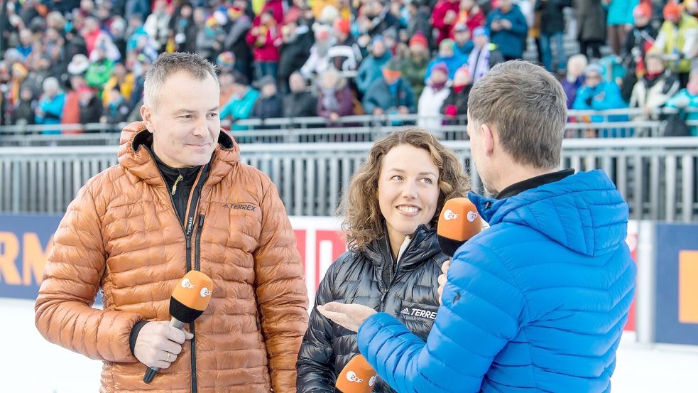 Laura Dahlmeier, die Ende Juli beim Bergsteigen tödlich verunglückte, war auch als ZDF-Expertin beliebt. (Archivfoto) Foto: Matthias Balk