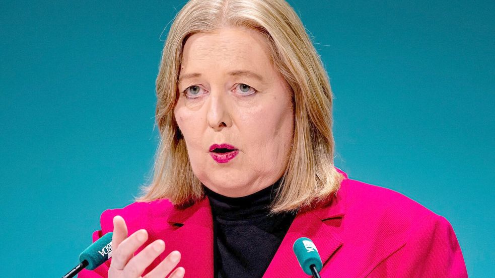 Arbeitsministerin Bärbel Bas (SPD) wirbt für die Rentenpläne. Foto: Fabian Sommer