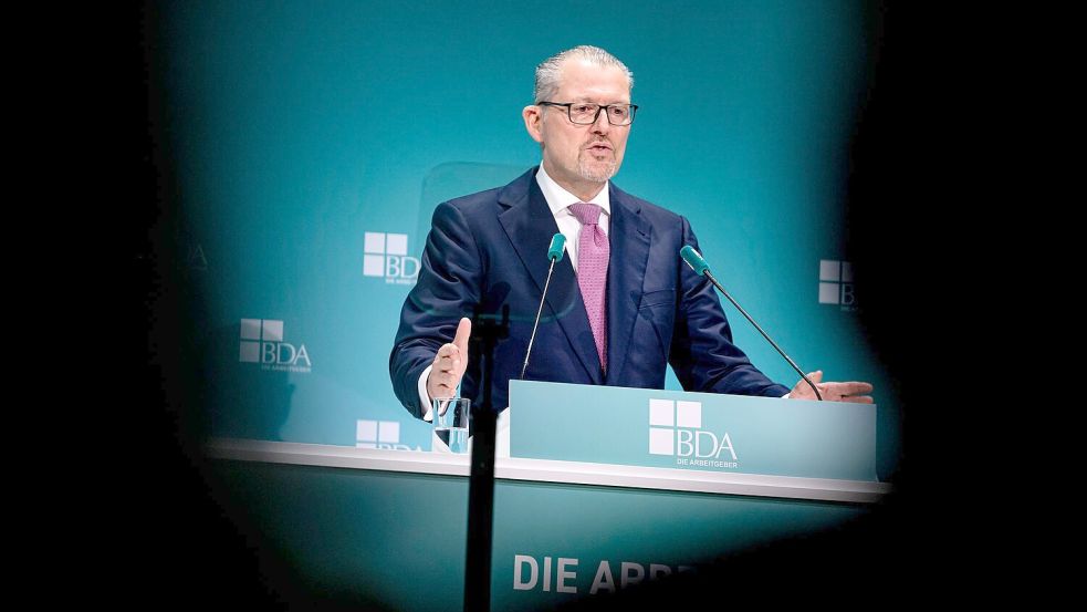 Arbeitgeberpräsident Dulger sagt: Die Koalition muss liefern. Foto: Fabian Sommer