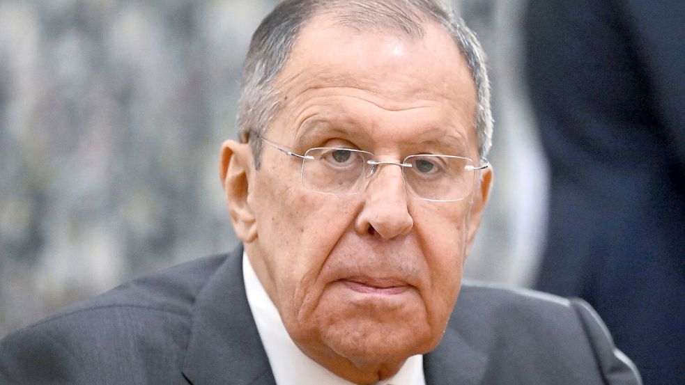 Sergej Lawrow äußerte sich in Russland. (Archivbild) Foto: Alexander Nemenov/POOL AFP/dpa
