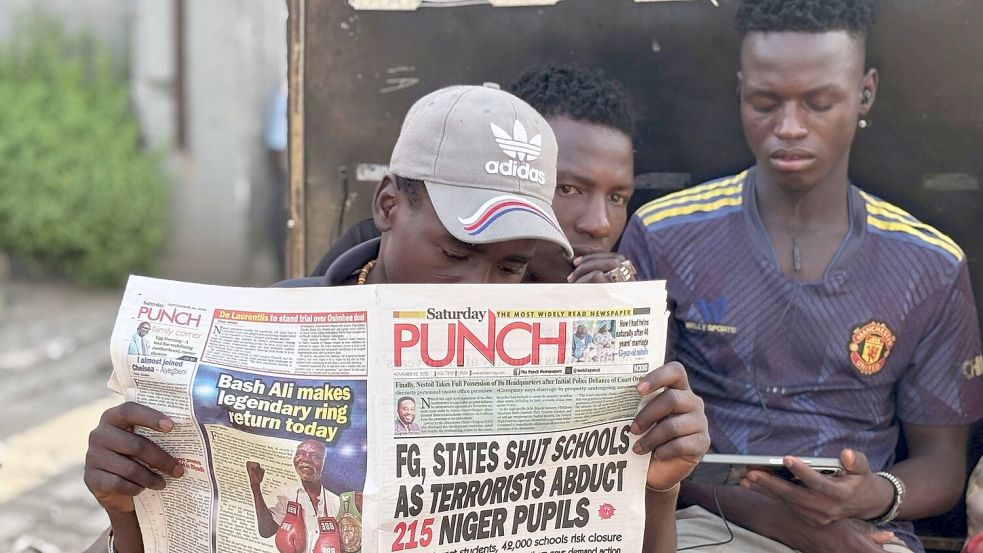 Viele Kinder bleiben weiterhin in Gefangenschaft. (Archivbild) Foto: Sunday Alamba/AP/dpa