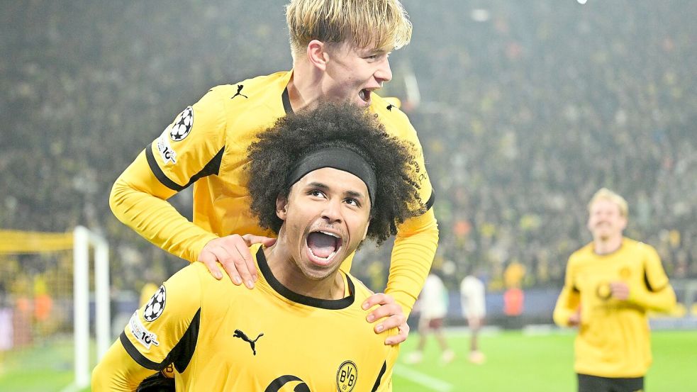 Auch Karim Adeyemi trotzte erneut dem Wirbel um seine Person Foto: Bernd Thissen