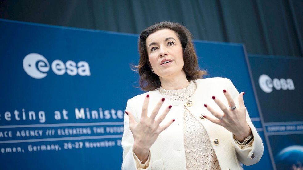 Raumfahrtministerin Bär will das Budget aufstocken. Foto: Sina Schuldt
