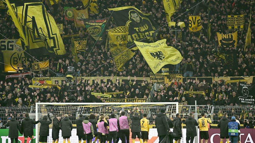 Der deutliche Sieg tat dem BVB-Gemüt gut. Foto: Bernd Thissen