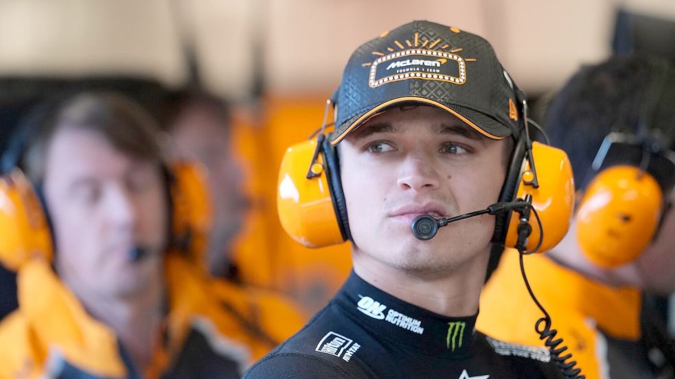Für Lando Norris geht es um den WM-Titel. Foto: Nick Didlick/AP/dpa