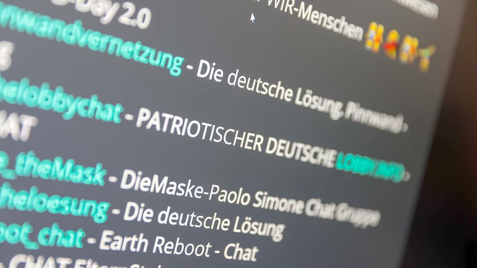 In mehreren teils rechtsextremen Chatgruppen war ein Ostfriese unter dem Namen „Thor“ vor allem während der Corona-Zeit aktiv. Symbolfoto: Archiv