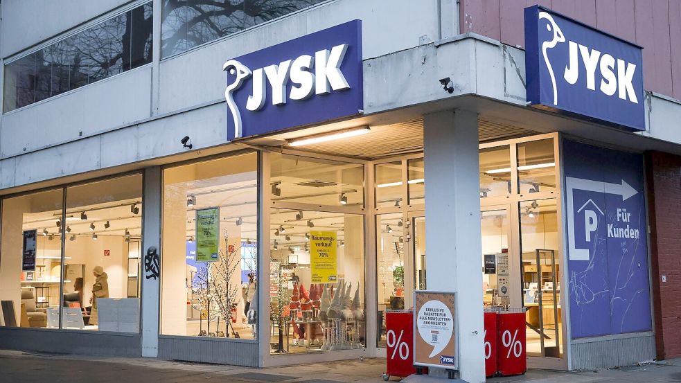 Jysk ist in vielen Städten und Gemeinden in Deutschland vertreten. Foto: Christian Charisius