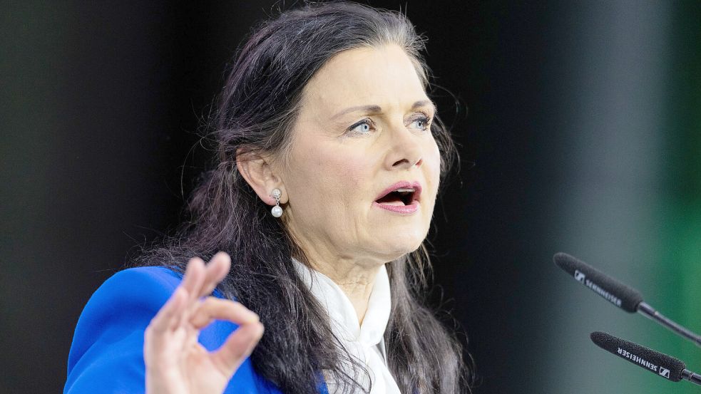 „Die AfD steht für Abschottung“: Gitta Connemann (CDU, Hesel), Bundesvorsitzende der Mittelstands- und Wirtschaftsunion (MIT) und Parlamentarische Staatssekretärin bei der Bundeswirtschaftsministerin. Foto: Rolf Vennenbernd/dpa