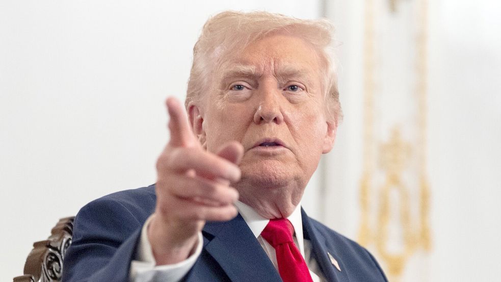 US-Präsident Trump will gegen angebliche Drogenhändler nicht mehr nur auf dem Meer vorgehen. Foto: Alex Brandon/AP/dpa