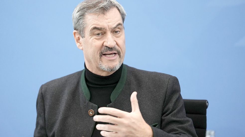 Zeigt sich zufrieden: CSU-Chef Söder. Foto: Michael Kappeler/dpa