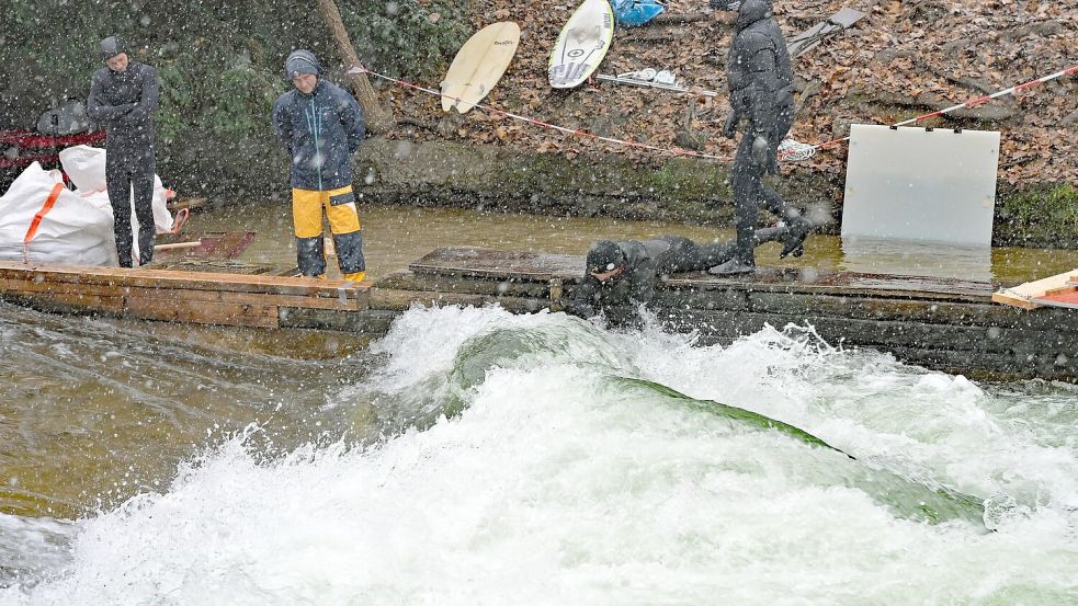 Ein Hauch einer grünen Welle war bereits beim Vorversuch zu sehen. (Archivbild) Foto: Malin Wunderlich