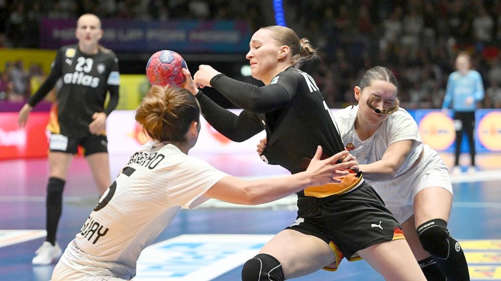 Trumpft bei der WM bisher unbekümmert auf: Nieke Kühne. Foto: Marijan Murat