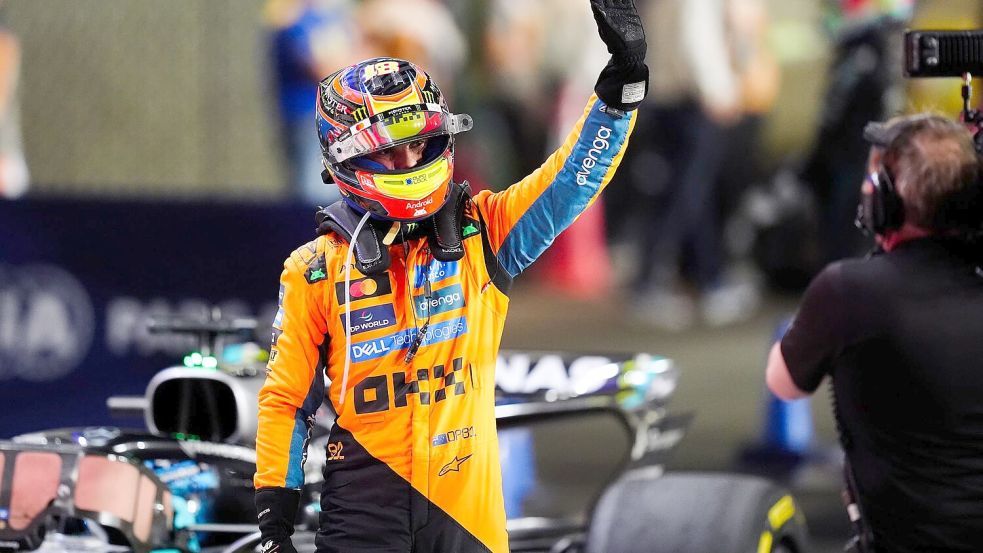 Pole für den Sprint, Sieg im Sprint, Pole für den Großen Preis - es läuft wieder bei Piastri. Foto: David Davies