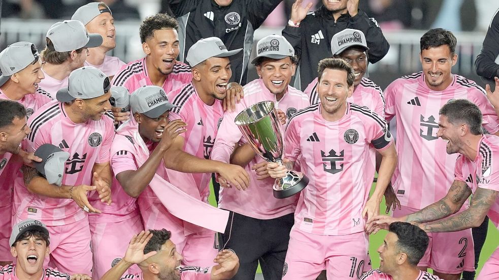 Lionel Messi führte Miami erstmals ins Finale um den MLS Cup. Foto: Rebecca Blackwell/AP/dpa