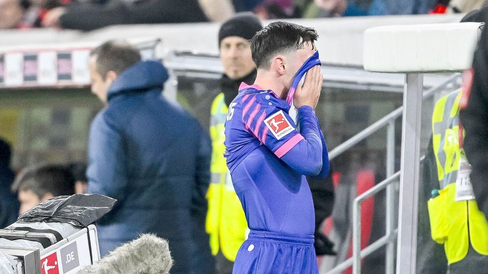 Sah nach nicht einmal einer halben Stunde die Rote Karte: Paul Nebel Foto: Harry Langer