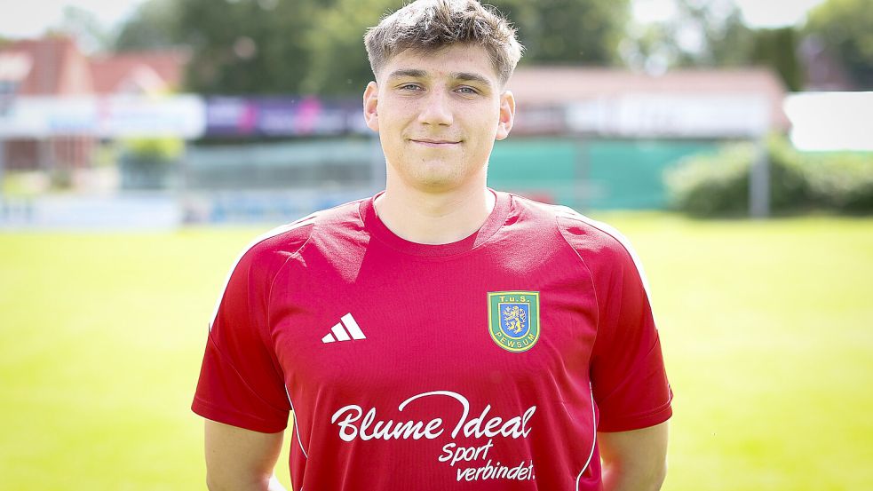 Dirk Frerichs erzielte für Pewsum den Treffer zum 2:0-Endstand. Foto: Doden/Emden