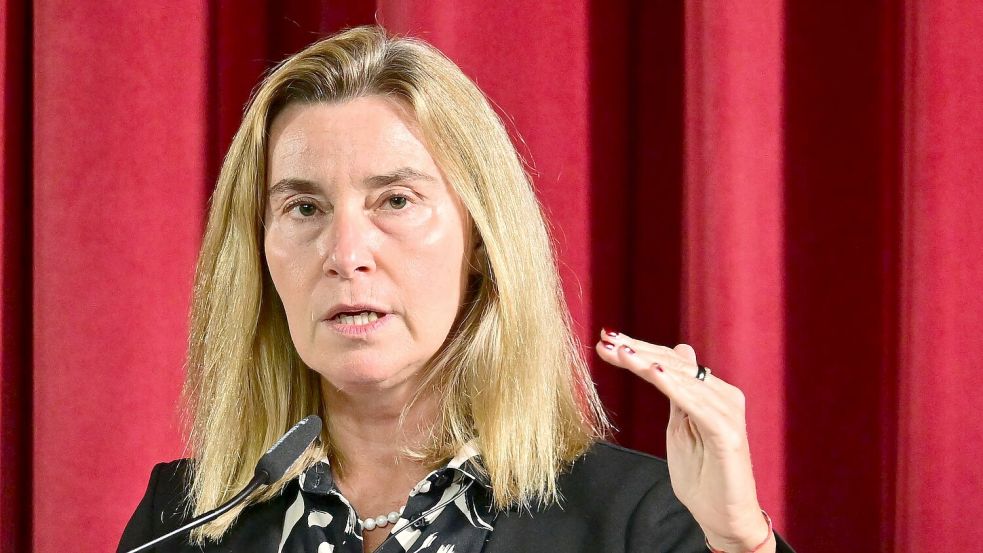 Mittlerweile arbeitet Federica Mogherini, ehemalige EU-Außenbeauftragte, am Europakolleg in Belgien. (Archivbild) Foto: Sebastian Christoph Gollnow/dpa