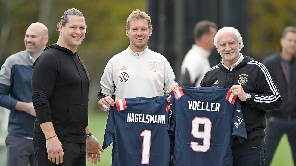 Bei seinem Trainer-Debüt als DFB-Coach war Nagelsmann schon in den USA. (Archivbild) Foto: Federico Gambarini