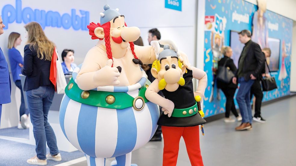 Der große Gallier Obelix ist neben seinem besten Freund Asterix eine der Hauptfiguren des Kult-Comics, den René Goscinny und Albert Uderzo 1959 gemeinsam geschaffen hatten. (Archivbild) Foto: Daniel Karmann