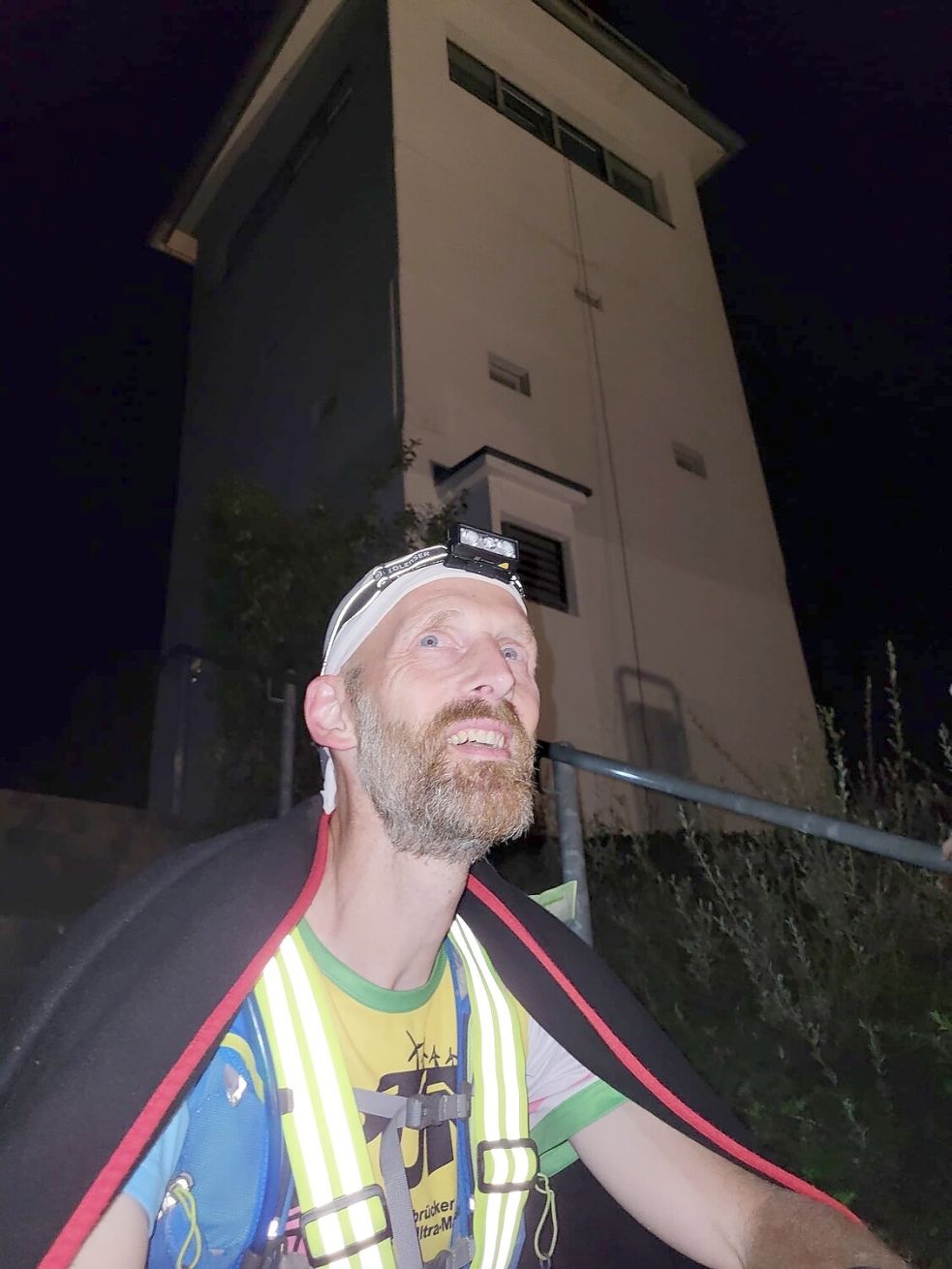 Nach über 100 Kilometern ging es Mitten in der Nacht weiter. Foto: Privat