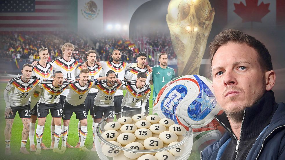 Bundestrainer Julian Nagelsmann ist bei der Auslosung in Washington live vor Ort. Foto: IMAGO/Sven Simon