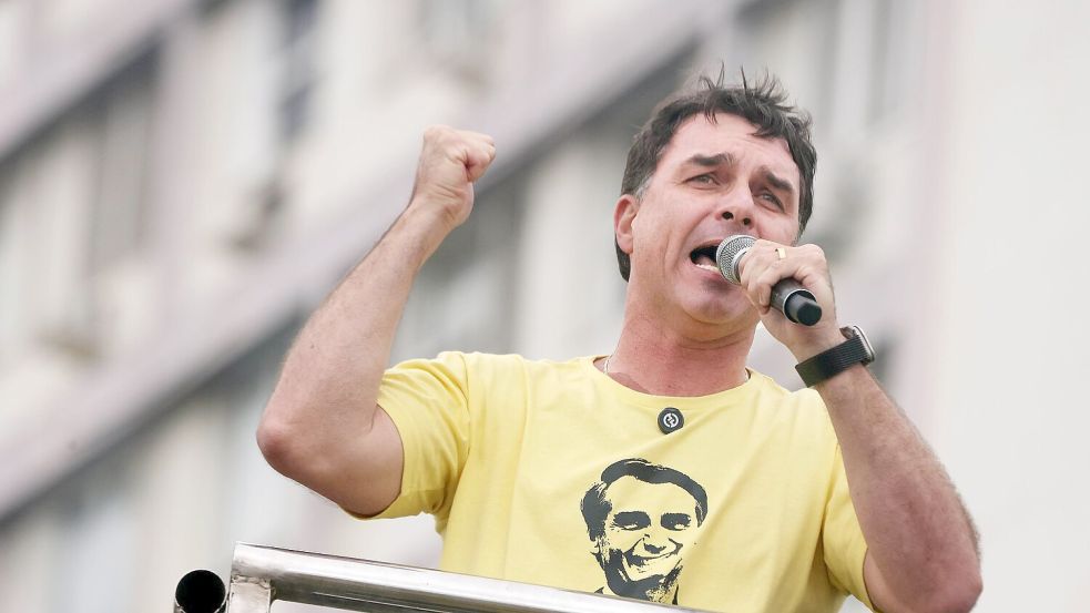 Flávio Bolsonaro will im kommenden Jahr für das Präsidentenamt antreten. (Archivbild) Foto: Bob Karp