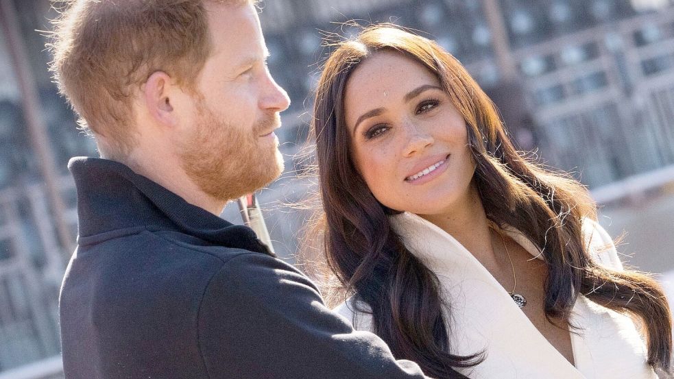 Harry und Meghan heirateten am 19. Mai 2018. Foto: Peter Dejong/AP/dpa