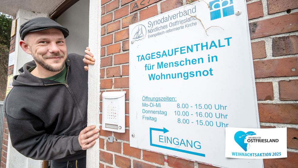 Andy Dannecker leitet den Emder Tagesaufenthalt seit 2022. Foto: Klaus Ortgies