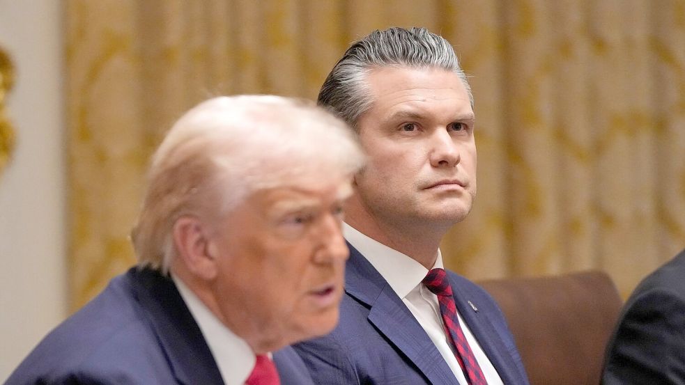 US-Präsident Donald Trump helfe gerne Ländern, die sich selbst helfen würden, sagte Pentagon-Chef Pete Hegseth. (Archivbild) Foto: Julia Demaree Nikhinson/AP/dpa